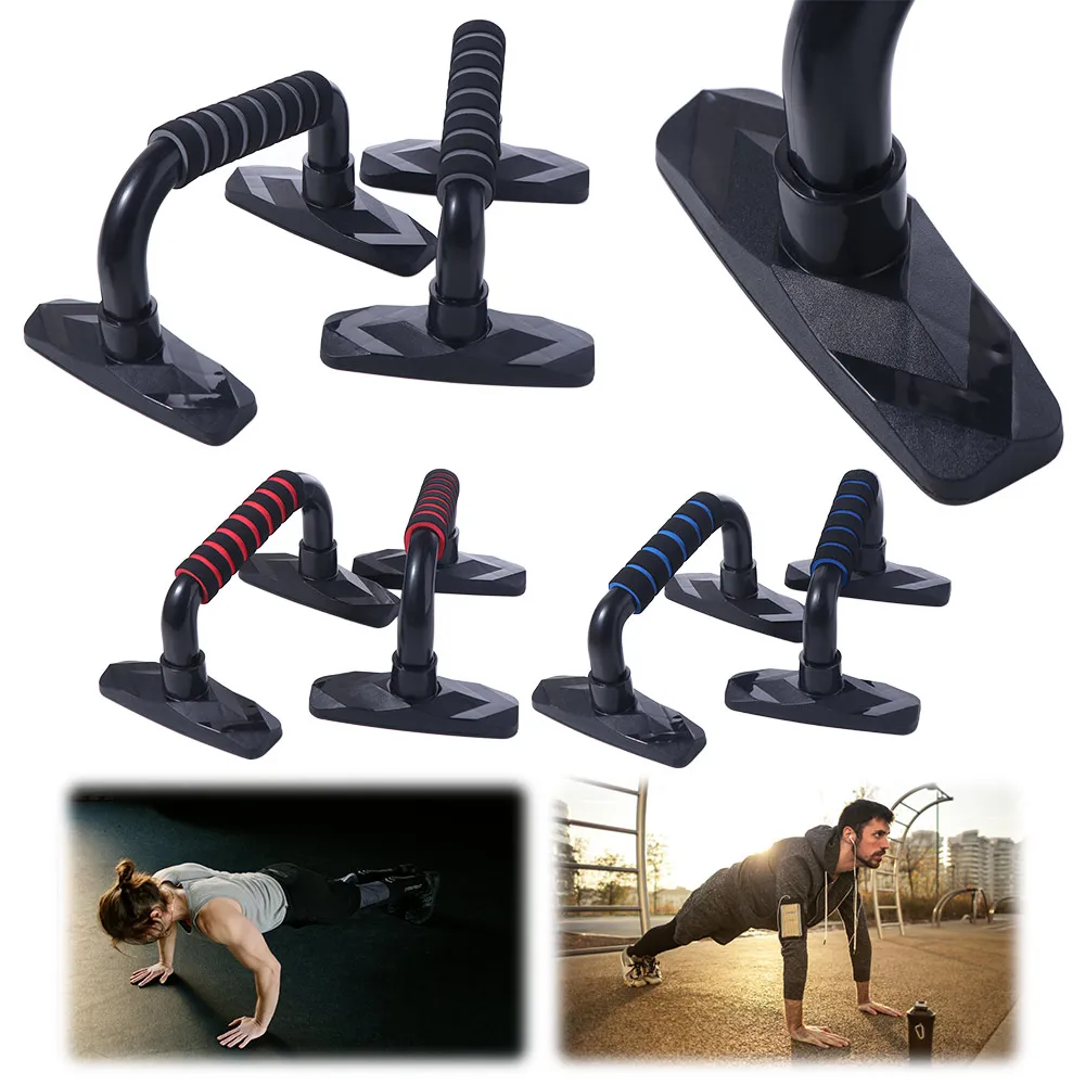 2Pcs Ergonomic Push Up Bar Foam Handles Adjustable Push Up Grip Handle Multifunctional Anti Slip Push Up Stands Fitness Training