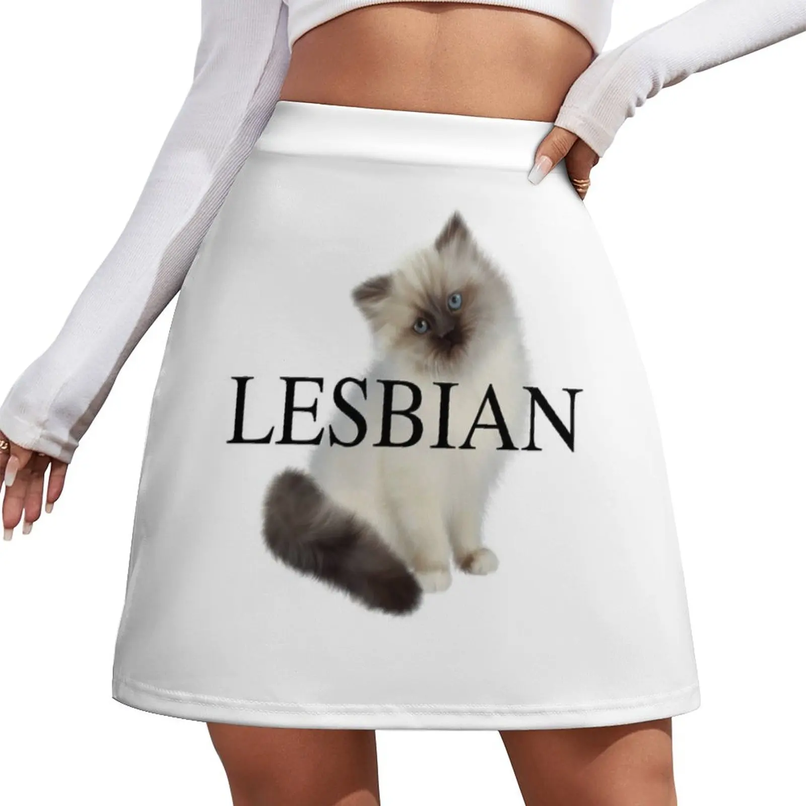 

LESBIAN KITTEN 222 Mini Skirt Clothes for summer Womens dresses elegant social women's skirts