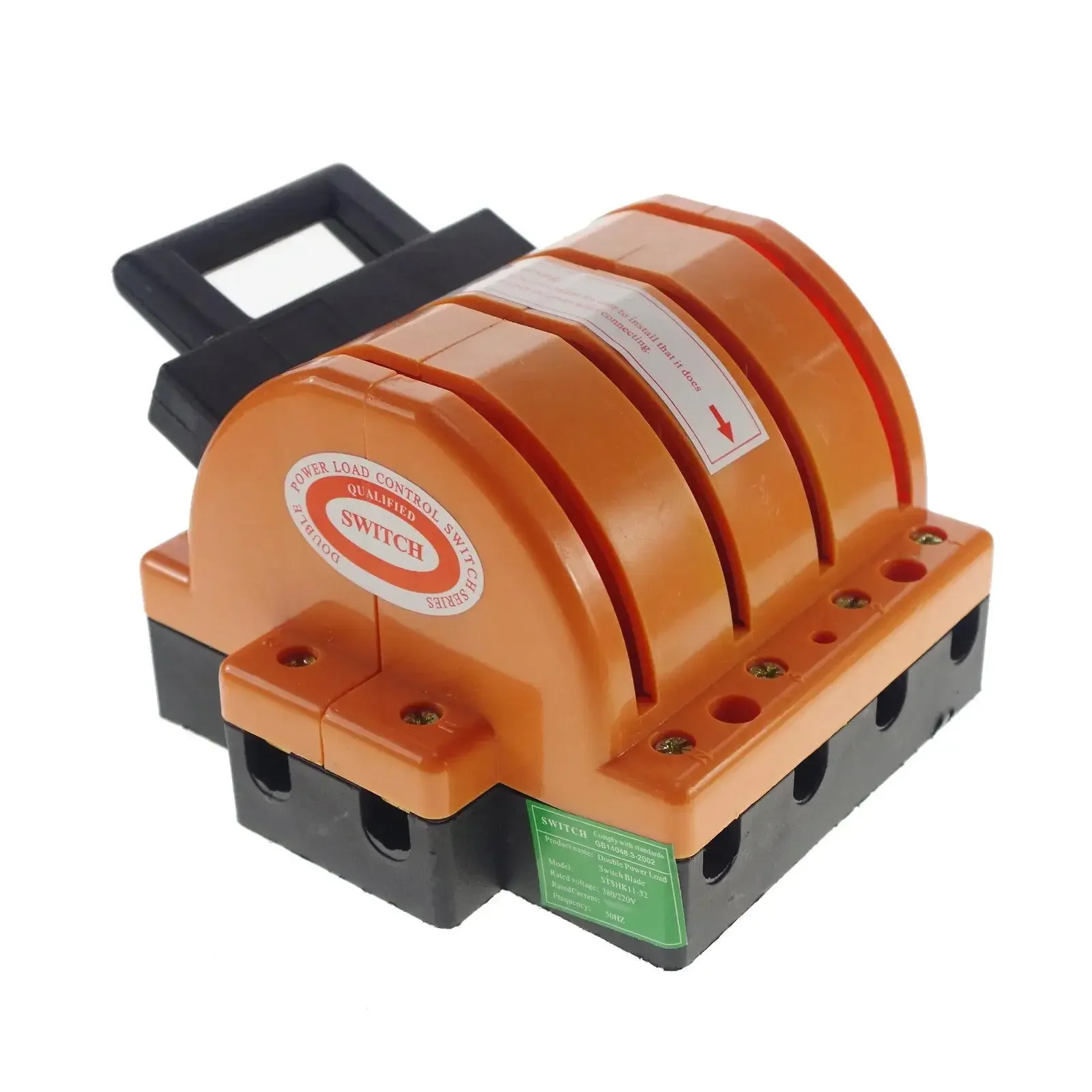 2/3/4 Pole 30A/60A/100/225A Plastic Double Throw Knife Disconnect Switch Refractory 220/380V