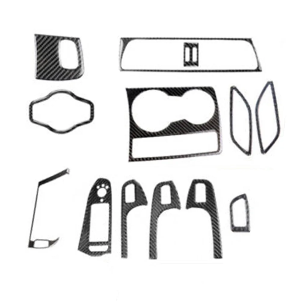 

Stylish Interior Accessories 13 Piece Carbon Fiber Kit Designed for A4 B8 2008 2015 Scratch Coverage Luxurious Decor Upgrade