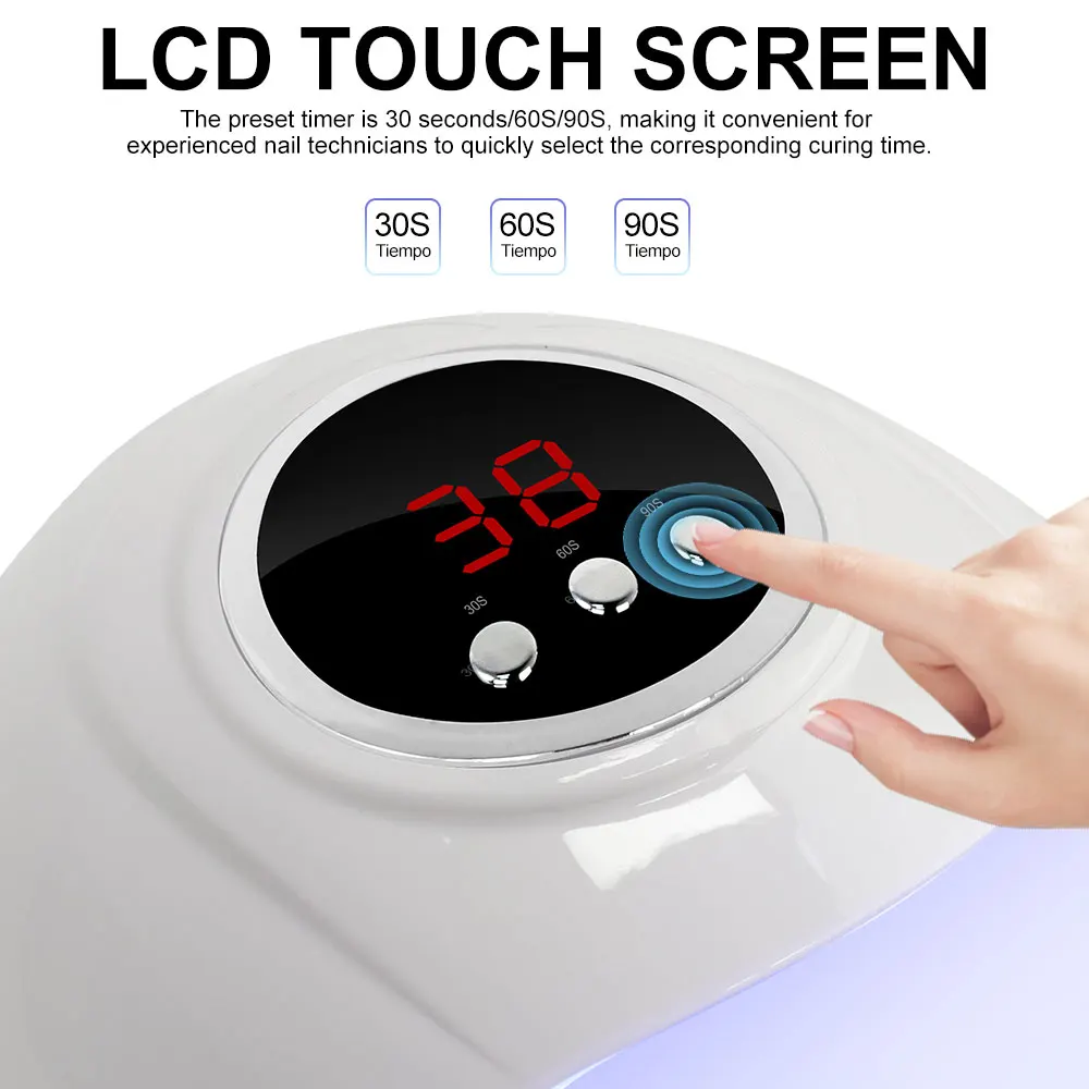 Lampada UV professionale a LED per unghie Macchina per asciugare il gel per unghie Uso domestico Luce UV Gel secco Vernice USB Strumenti per asciugatrice per manicure