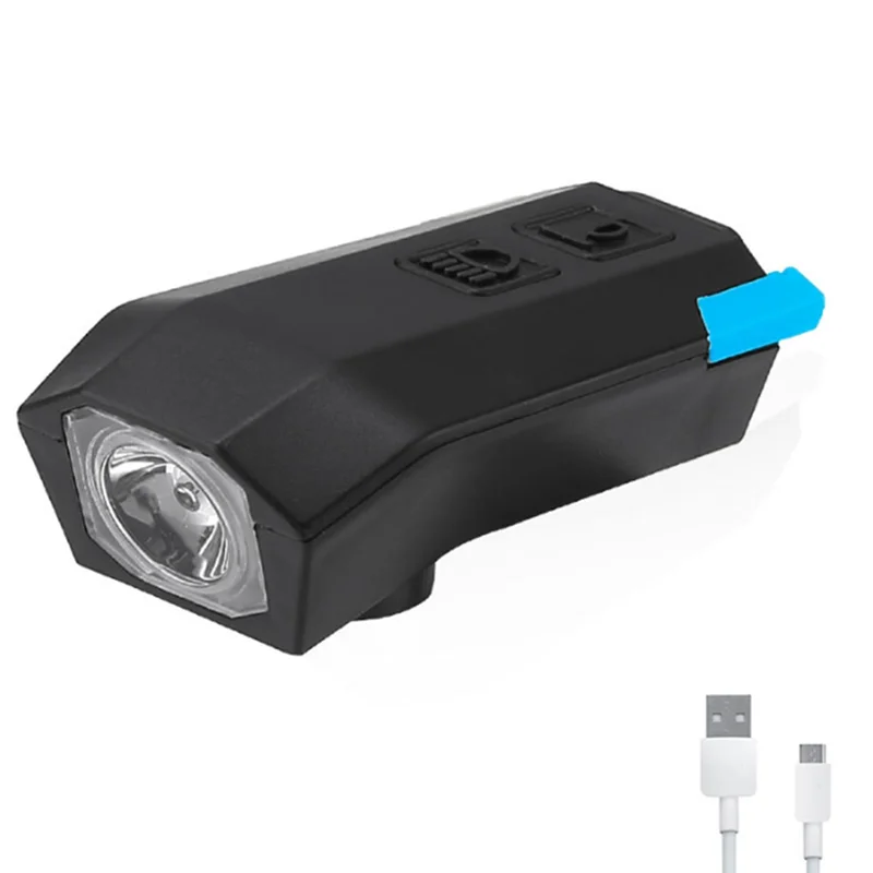 JABS-自転車ライト USB 充電ホーンライト 夜間走行照明 マウンテンバイク ヘッドライト サイクリング用品