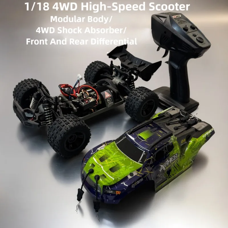 1/18 4WD All Terrain Remote Control Car High-speed Cool Professional Remote Control Drift Racing Car Kids Remote Control Toy Car