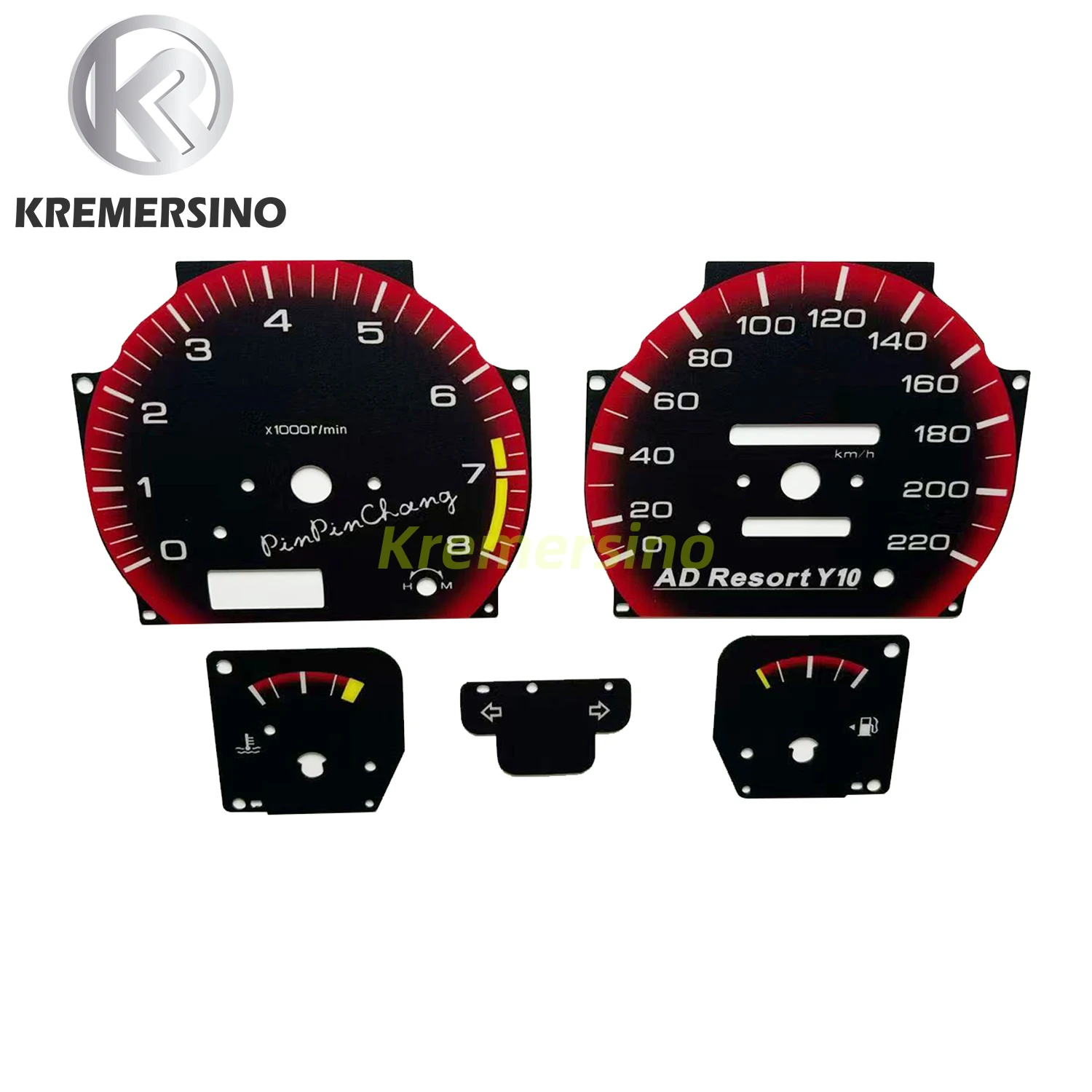 Cluster Overlay Dashboard Sticker for Nissan AD RESORT Y10 1990s Instrument Panel Trim Sticker