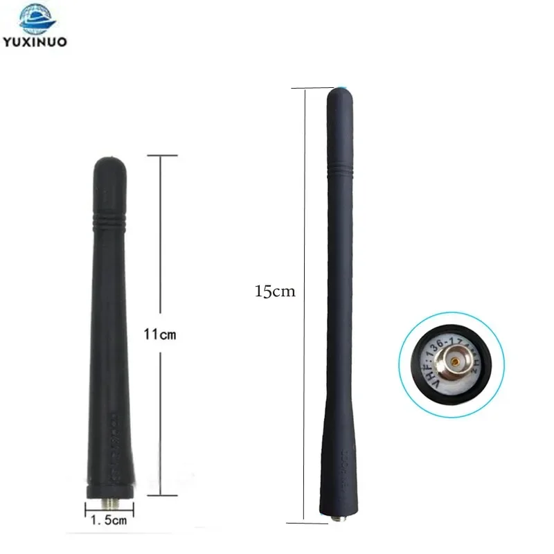 1PCS VHF 136-174MHz SMA Female Antenna For Kenwood KRA-26 TK-2200 TK-2202 TK-2206 TK-2106 TK-2107 TK-2118 TK-2217 TK-2317 Radio