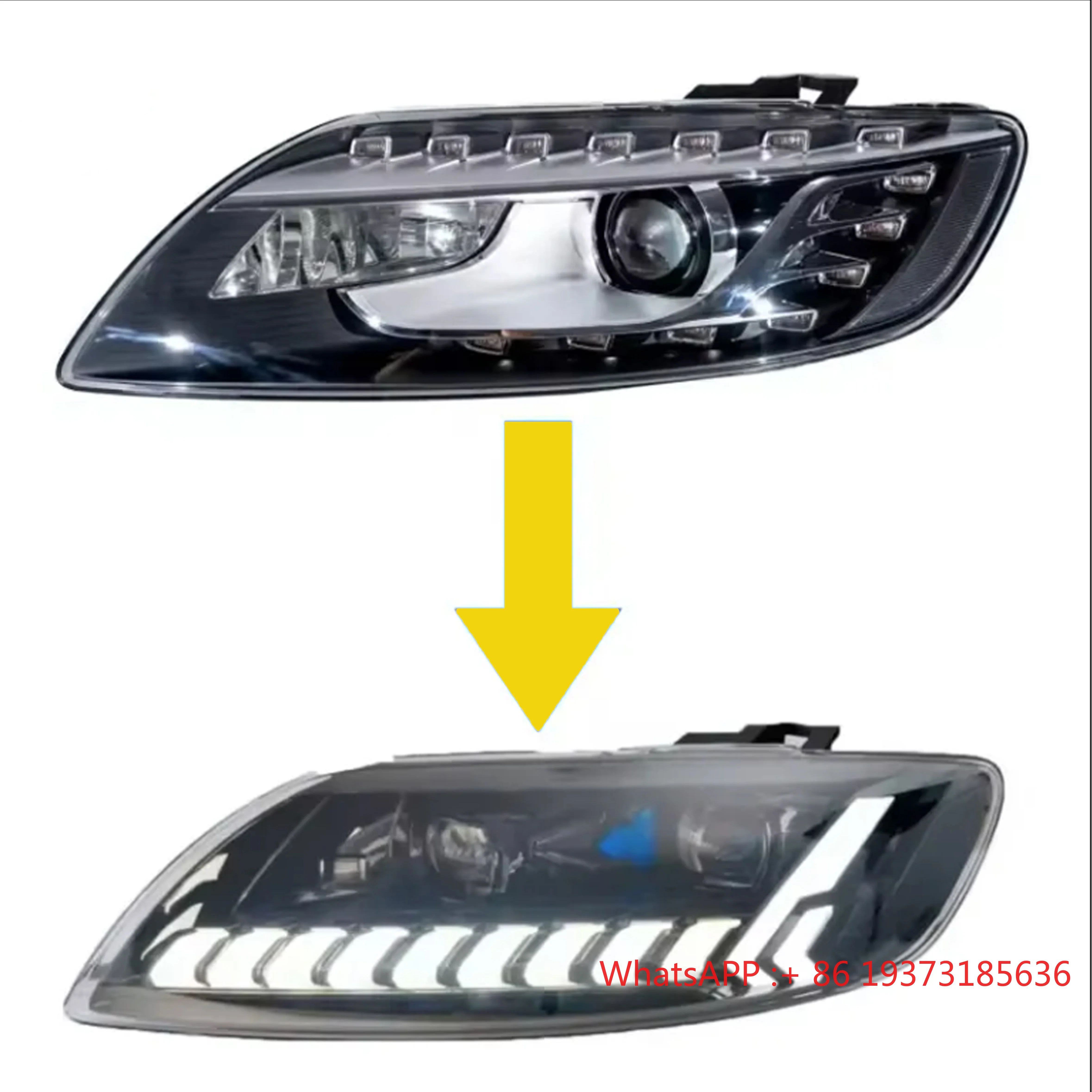 Wholesale Automotive Lighting System Headlamps for Audi Q7 2006-2015 Led Fog Headlights New Style Daytime Running Lamps