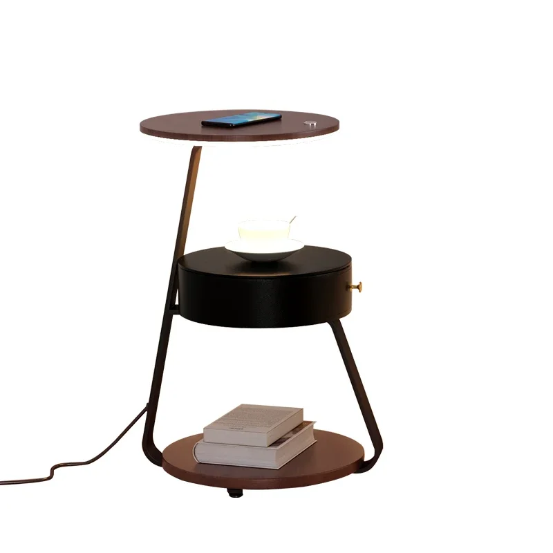 

*New Living Room Table Shelf Floor Lamps Bedroom Creative Bedside Fixture Wireless Charging Desk Lights Can Be Dimmed