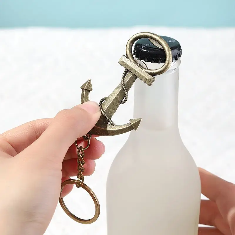 30Pcs Elegant Party Favors of Anchor bottle opener souvenirs for Beach wedding decoration gifts and Bridal shower Beer openers