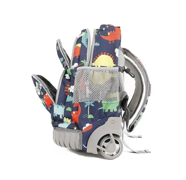 Tas Ransel Troli Travel 18 Inci untuk Remaja Ransel Bergulir Sekolah Ransel Beroda Anak Laki-laki Ransel Sekolah Anak Di Atas Roda