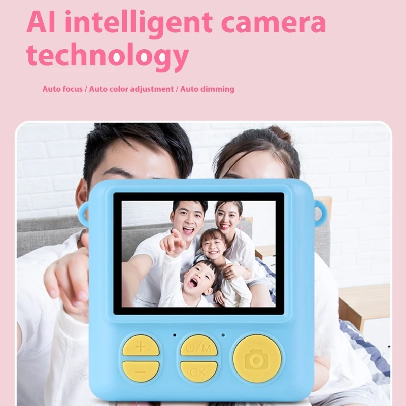 어린이를 위한 따뜻한 인쇄 카메라 빠른 사진 출력 에너지 효율적인 계획 안전 영구 ABS 물질 3+년 A2UB