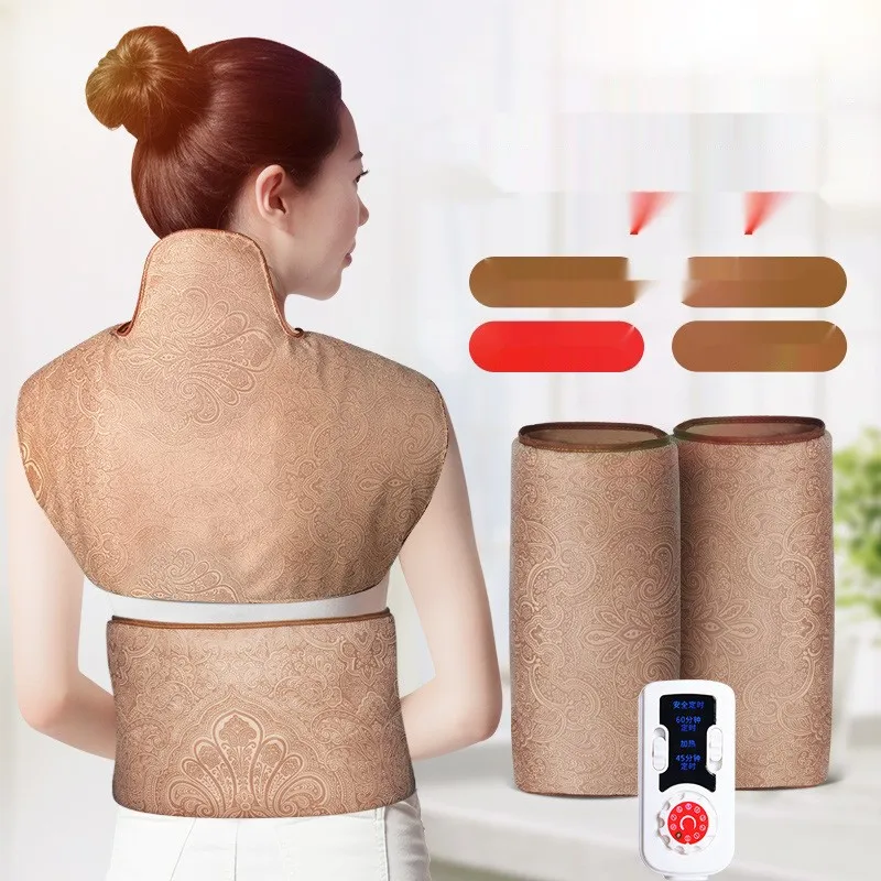 

Electric heating moxa hot compress knee pads for the elderly to keep warm electric moxa moxibustion treasure belt