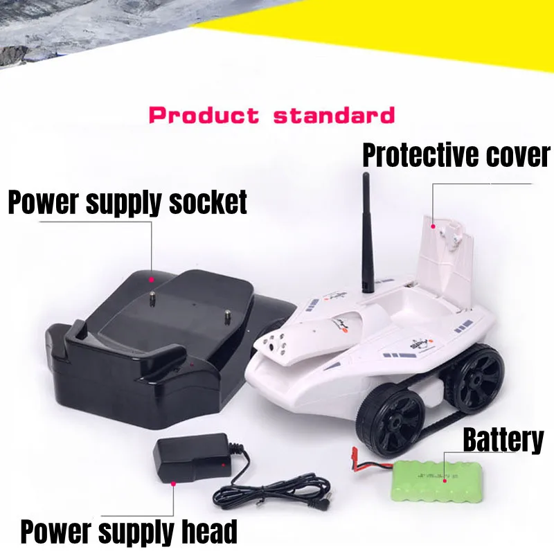 RC Tank Toys Intelligent WIFI FPV With 0.3MP HD Camera 50mins Battery Life Gravity Sensor Wi-Fi RC Tank RC Children\'s Toys Gift