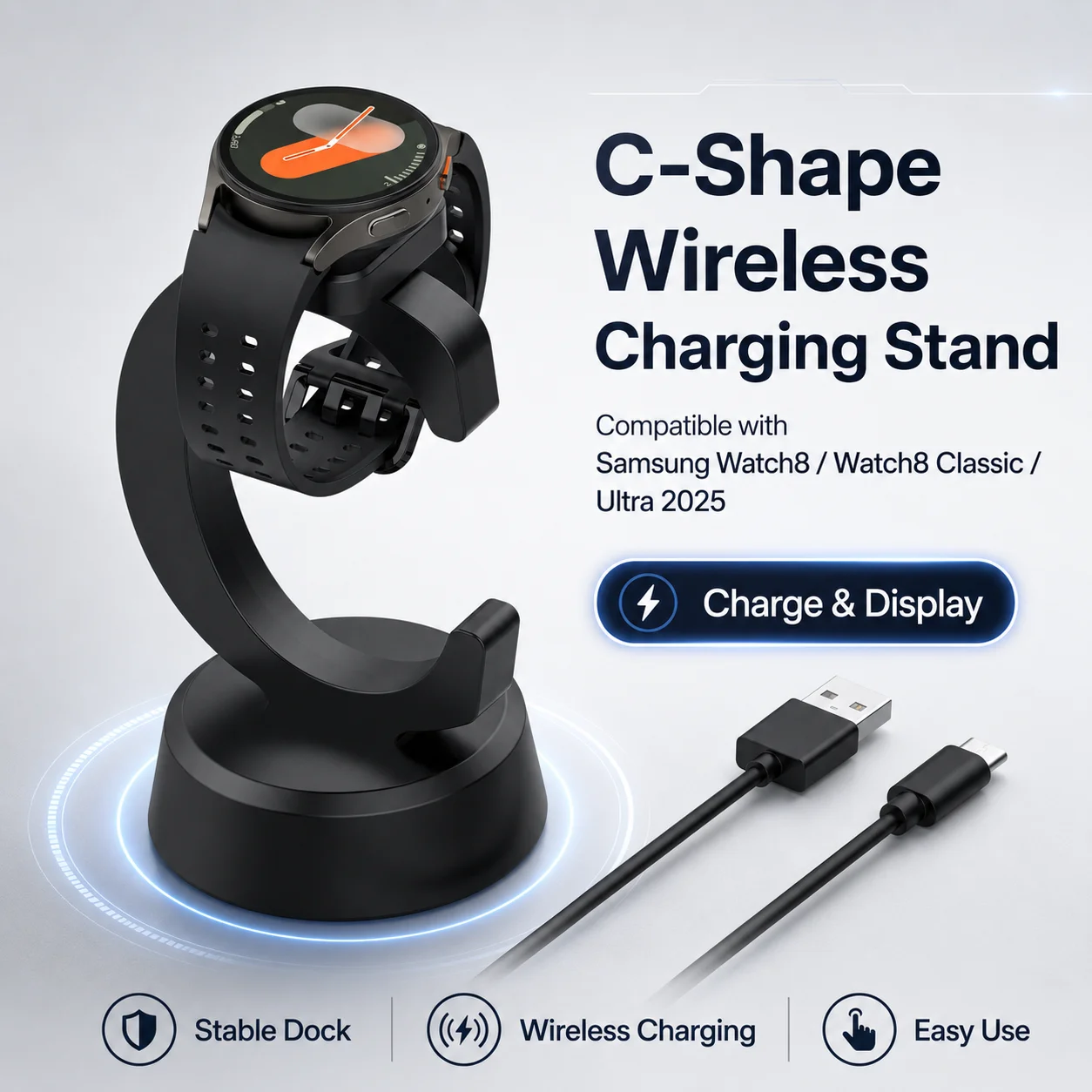 carregador-sem-fio-em-forma-de-c-para-galaxy-watch-8-8-classic-ultra-2025-dock-de-carregamento-magnetico-5v-para-watch-7-6-fe-usb-c