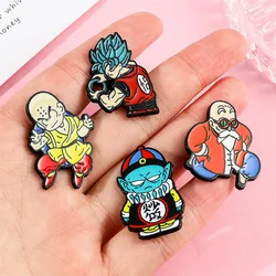 16 style Dragon Ball Manga Enamel Pin Brooch Cool Lapel Pins for Backpacks cloth shoes bag Brooch Pines cartoon figure