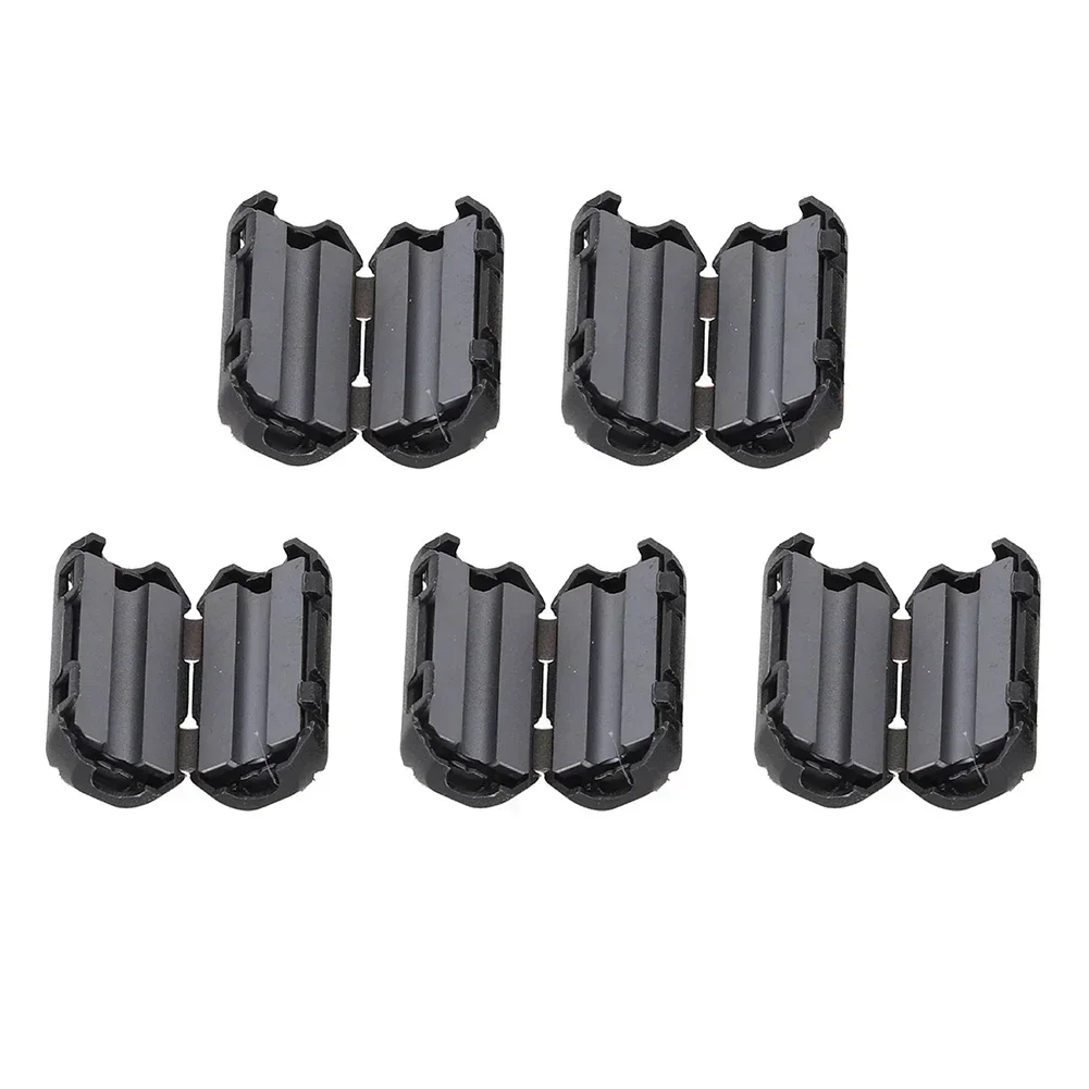 Imagem -05 - Núcleo de Ferrite Supressor de Ruído Filtro Anel Braçadeira de Cabo Rfi para Cabos para Cabo de Alimentação de Áudio e Vídeo Peças 3.5 13 mm