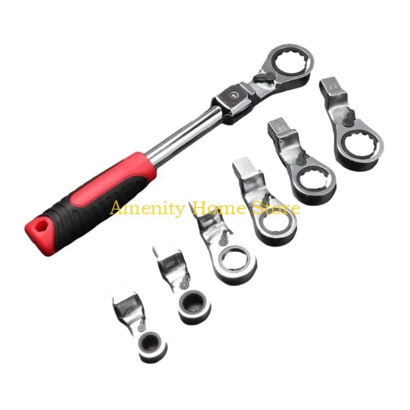 

F26C Гибкая головка Трещоточный ключ Быстроразъемные гаечные ключи Ручной инструмент для ремонта автомобилей