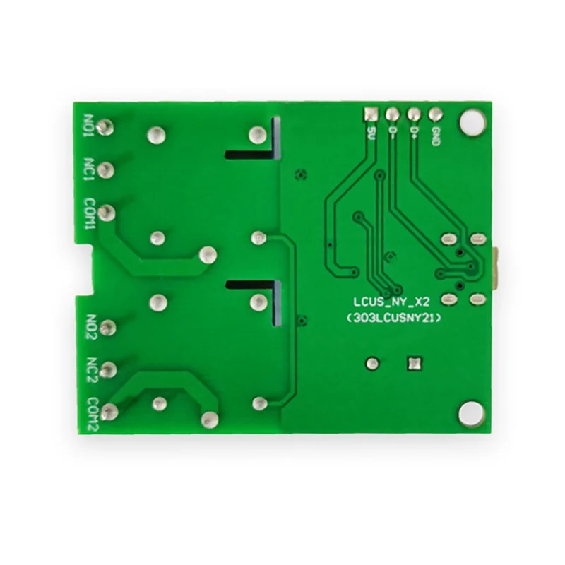 AAAEL-LCUS-2 Tipo Módulo de relé USB de 2 vías Interruptor de control inteligente Relé Puerto serie de computadora USB