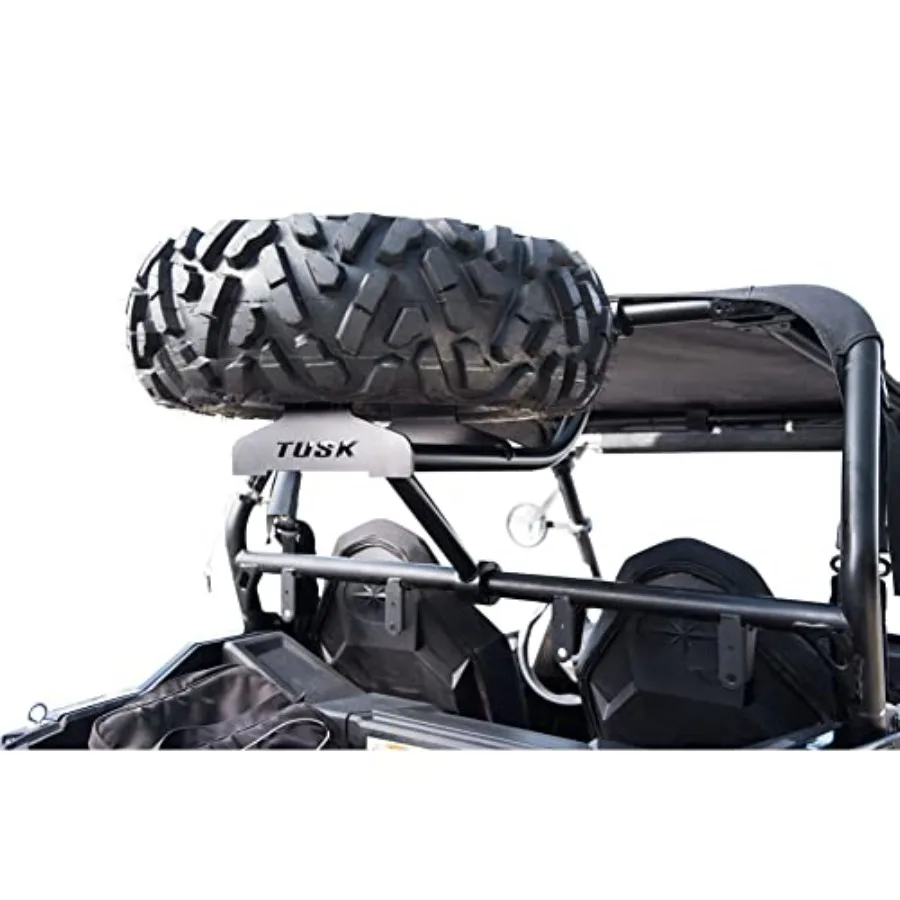 

UTV Heavy Duty Spare Tire Carrier for Polaris RZR 900 Trail 900 XC 900 S 2015-2019 Black