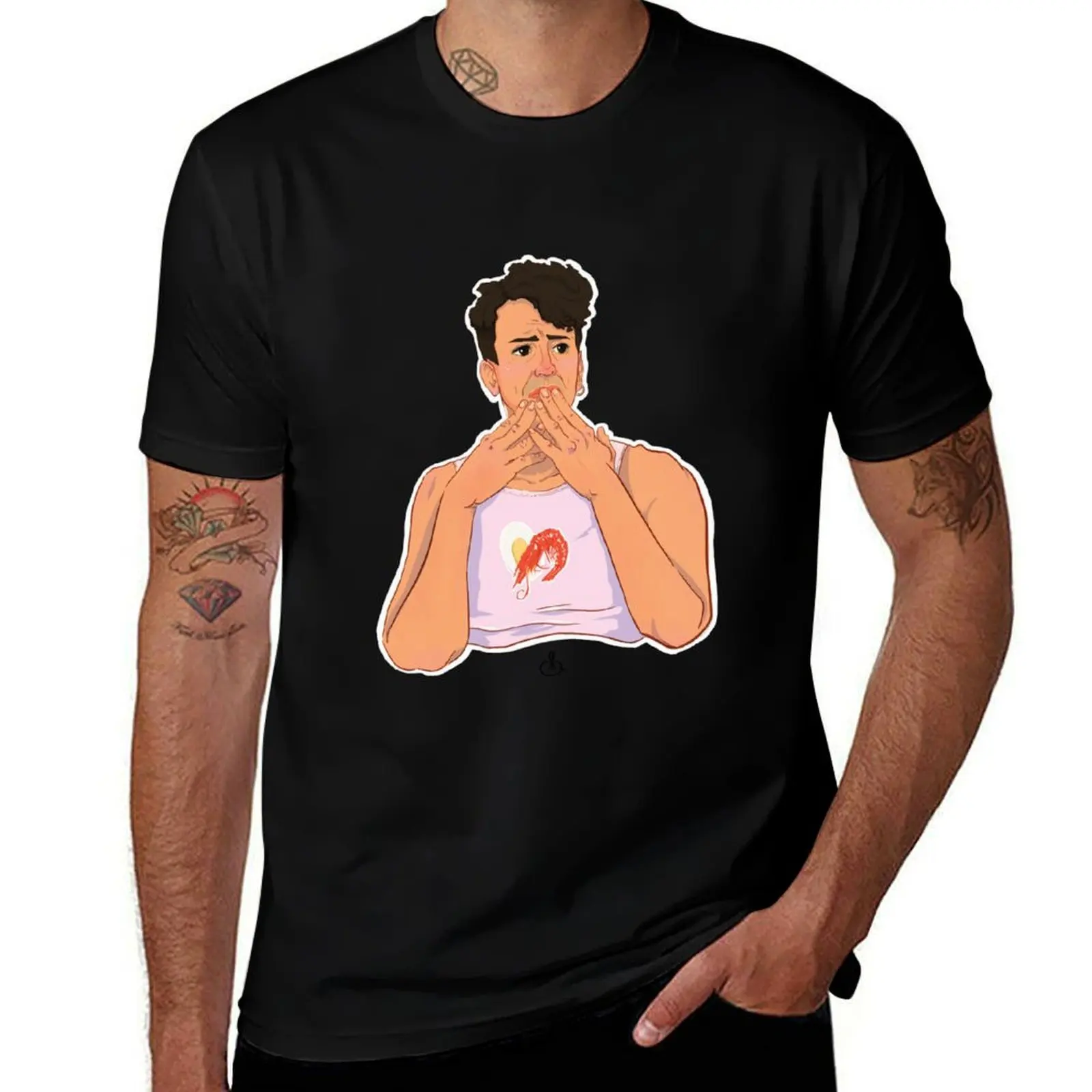 Agador Spartacus and the Secret of the Pirin? Tablets T-Shirt Simple Line Art Print Tee