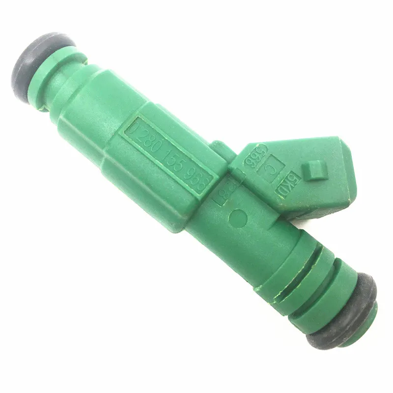 4pcs Brand New 440cc High Flow Rate Green Top High Impedance Fuel Injectors 0280155968 0 280 155 968 Fit for Volvo