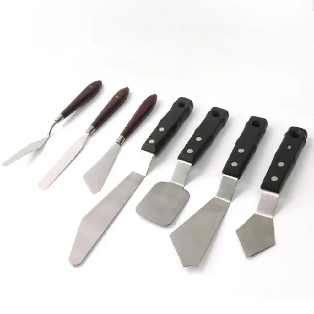 Guitar Builder Repair Luthier Tool Set Spatula Chisel Scraper for Acoustic Guitar Neck Bridge Removal Mixing Putty Knife