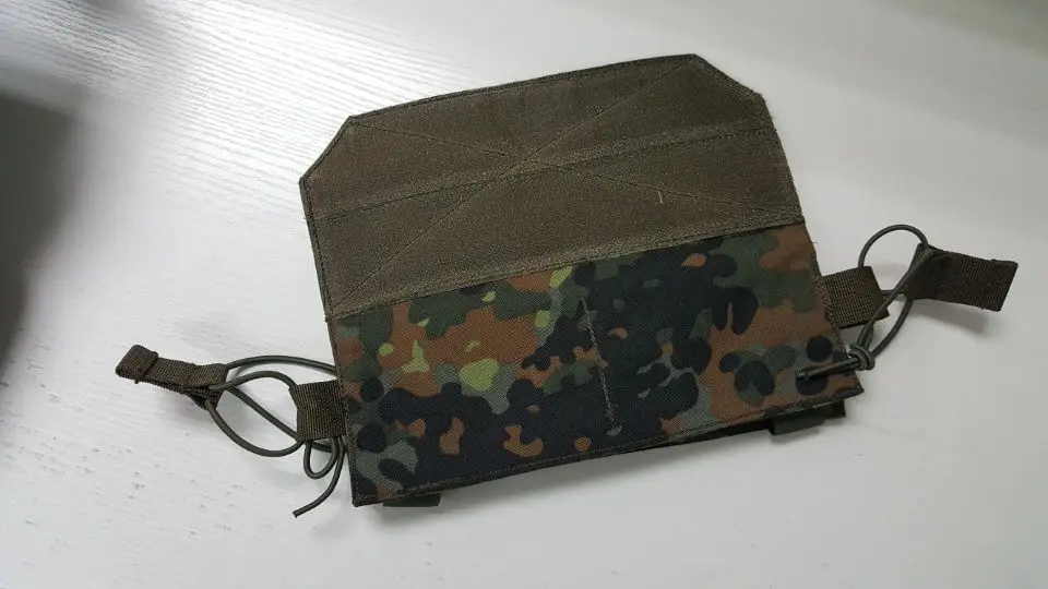 German Lindnerhof 36 universal double draw bag German camouflage TAZ16 vest KSK tactical vest with package view 4