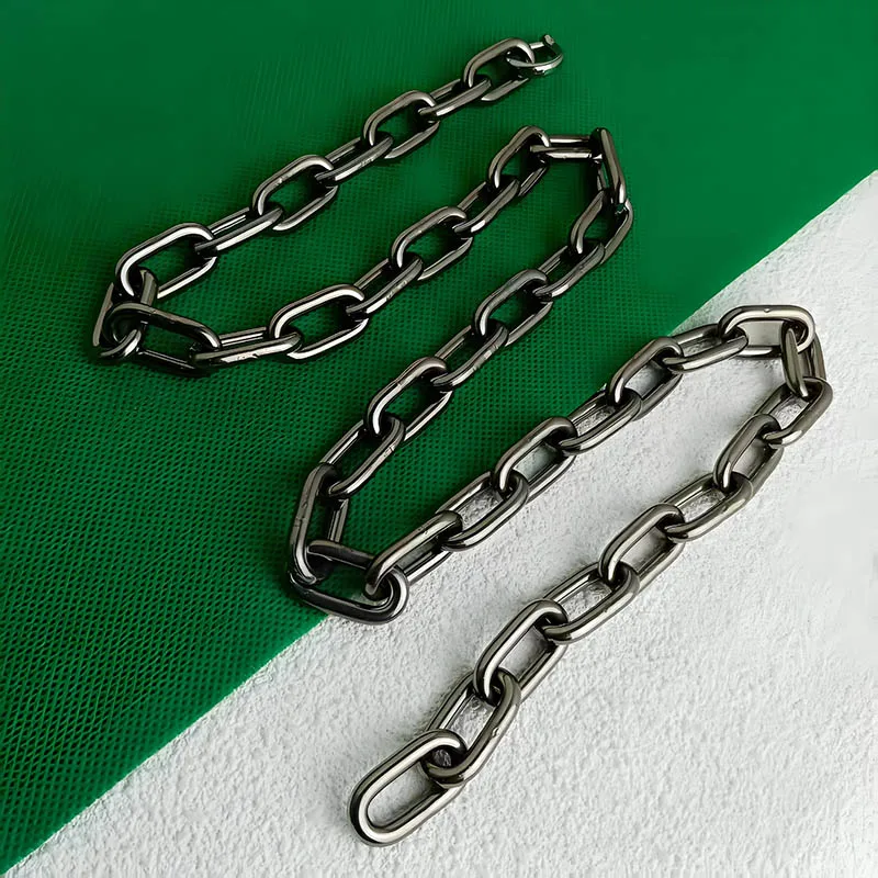 14mm Titanium Hip-Hop Beast Necklace - Unbreakable Street Dominance  Sweatproof  Rapper Chain