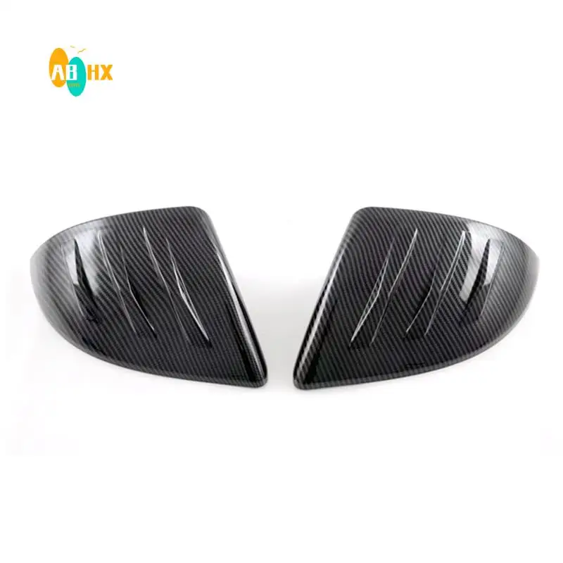 

ABHX-For MG 4 MG4 EV Mulan 2023 Car Rearview Mirror Cover Trim Protection Sticker Accessories Component - ABS Carbon Fiber