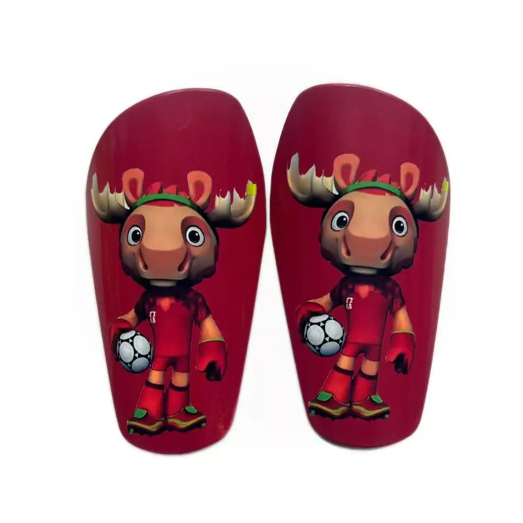 1 Pair Football Shin Guards High-Quality Sports Essential with Lucky Pattern for Soccer Players Protective Gear for Sports