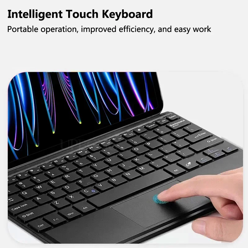 Funda con teclado táctil para Xiaomi Pad 7 7 Pro, cubierta para teclado y ratón inalámbrico Bluetooth de 11,2 pulgadas, accesorios para Xiaomi Pad 7 Pro