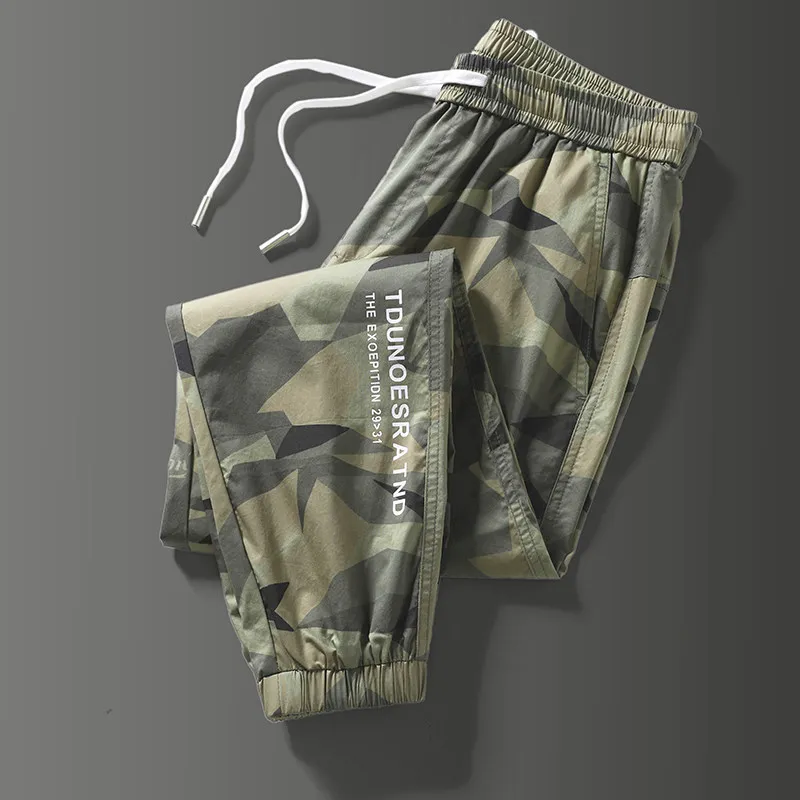 Men's Casual Harlan Pants Workwear Resistant to Dirt And Wear for Spring Autumn Season Three-acetate Fiber Loose Fit Trousers