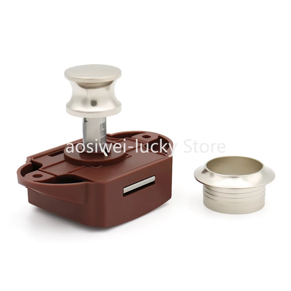 Camper Car Push Lock Rv Caravan Boat Motor Latch Button Locks Furniture Drawer Latch Door Lock Hardware