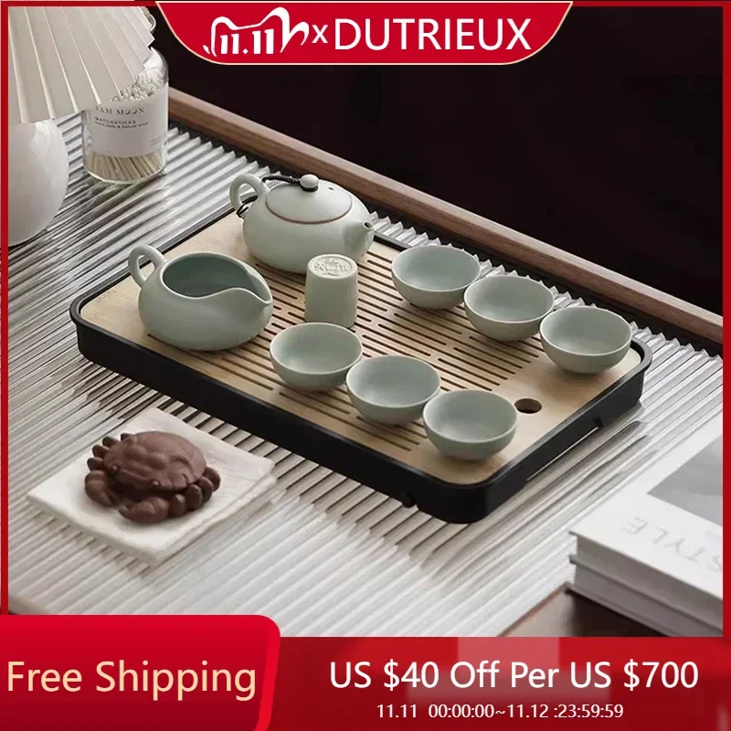 Cup Bowl Tea Set Chinese Ceremony Living Room Cute Miniature Saucers Afternoon Drinkware Tea Set Samovar Juego De Te Teaware