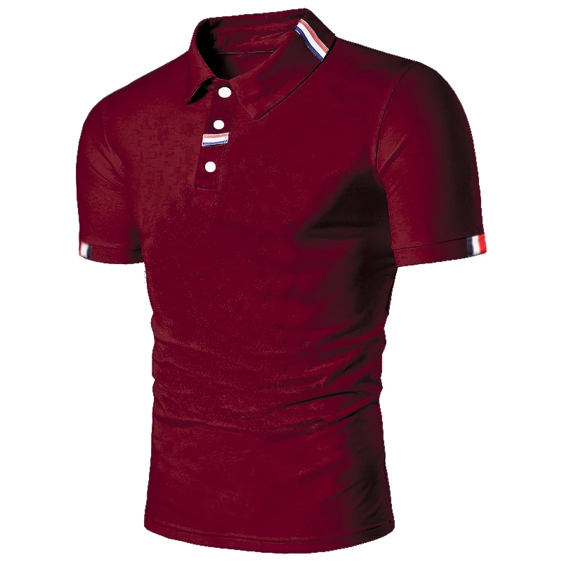 Men\'s New Fashion Short-sleeved Polo Shirt With Breathable T-shirt