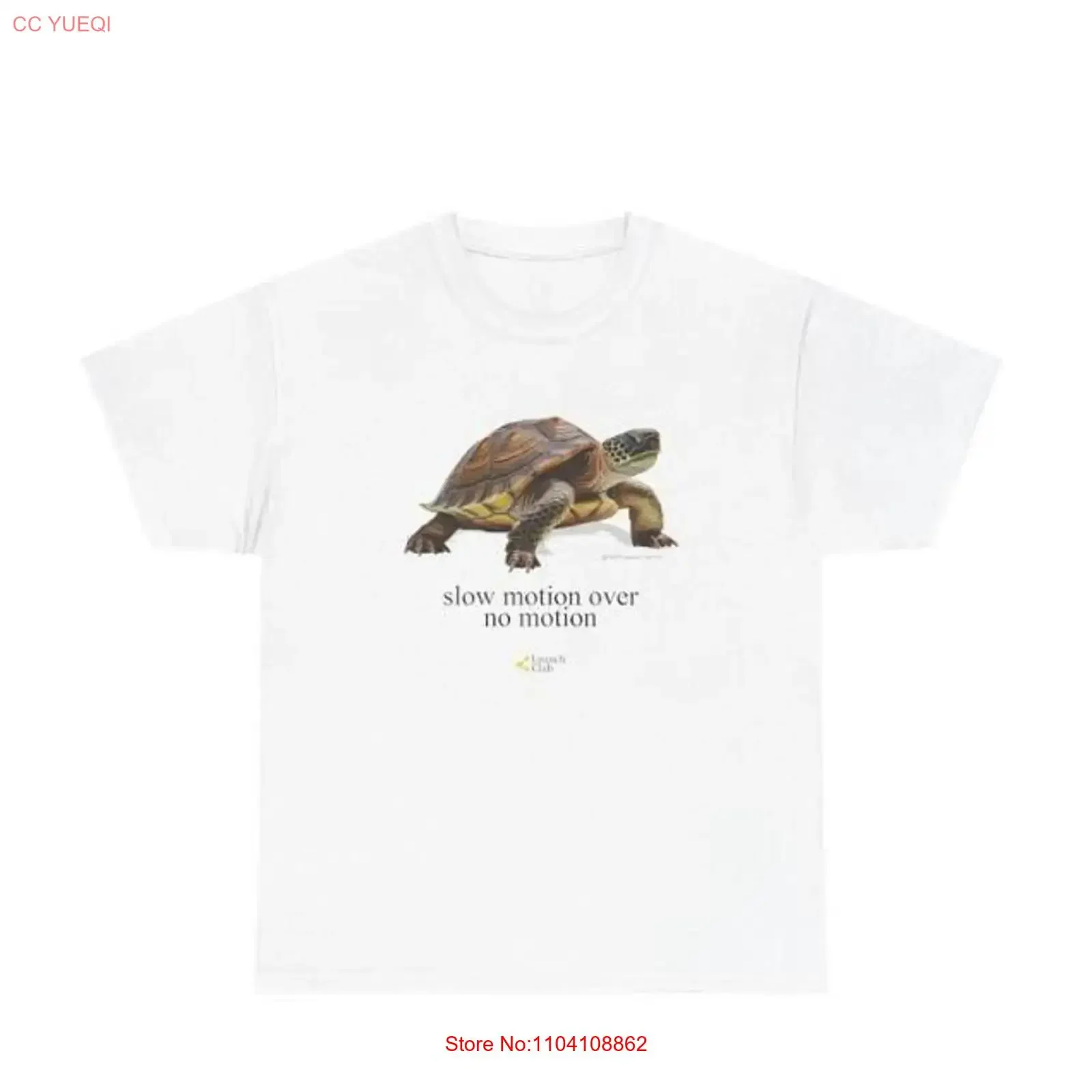 Slow Motion Turtle T Shirt HOT new Cotton vintage Washed Stretched Soft Unisex Casual graphic Stylish homme designer clothes