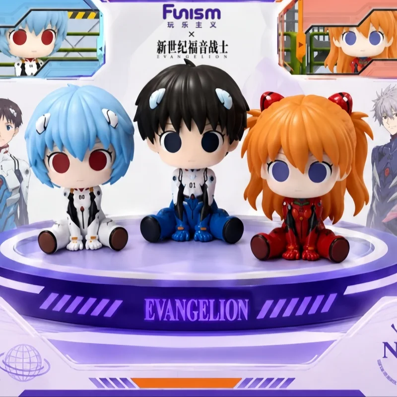 New Arrival Official Genuine Eva Cute Pinch Series Blind Box Vol.1 Little Moe Supplement Plan Pvc Anime Figures Collectible Toy