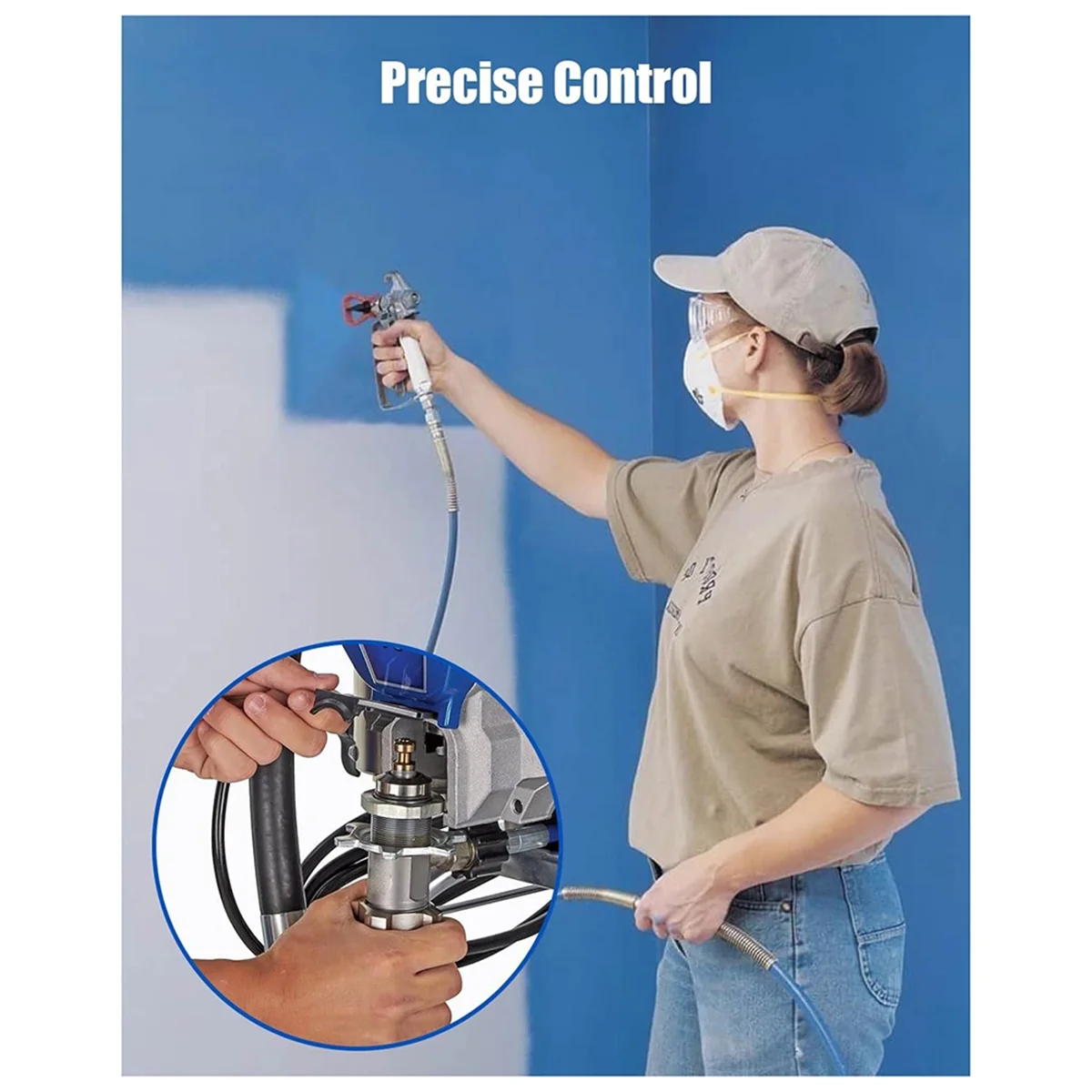 

ABNJ Paint Pump Fit for 390 PC Pro 395 PC Pro 490 PC Pro Replace 17C487 17C721 Paint Replacement Pump