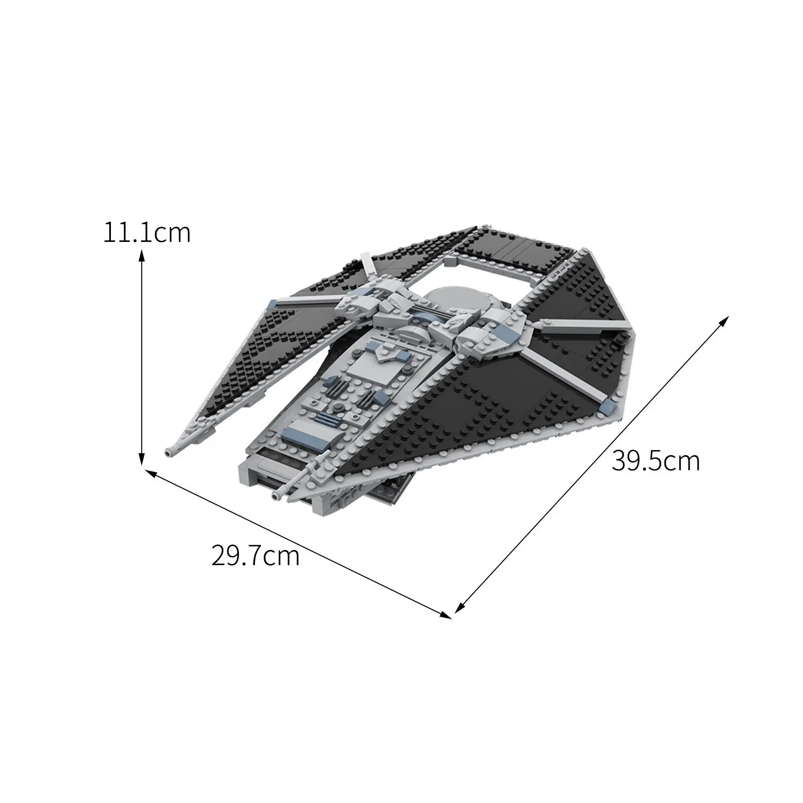 

C5760 TIE Reaper with Interior 559 Parts from Film & Building Toys