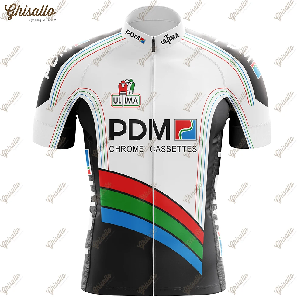 Retro Cycling Jersey for Men, Short Sleeve, Reflective, MTB Maillot, Downhill, Pro Team, Mountain Bicycle Clothing, Summer