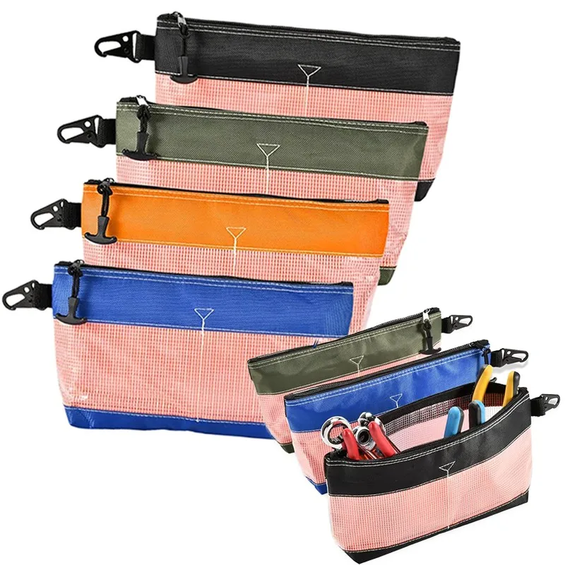 حقيبة تخزين متعددة الوظائف حقيبة أدوات شفافة مجموعة أدوات مضادة للكهرباء الساكنة حقيبة أجزاء محمولة حقيبة عمل عملية متعددة الوظائف