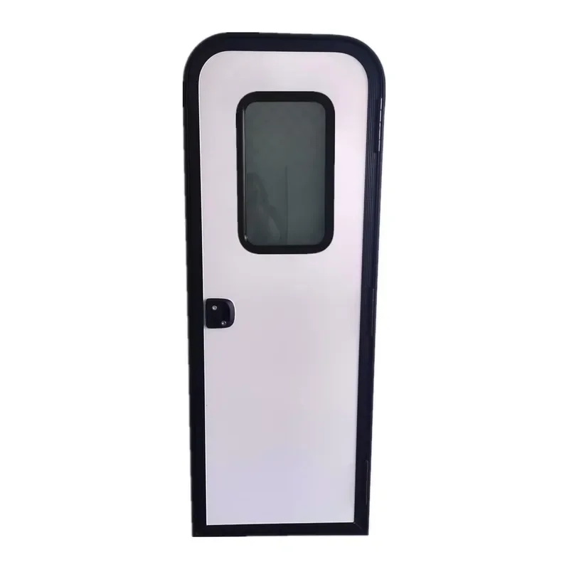 Wholesale Aluminum Alloy Frame Powder Coated Single Point Door for Caravan RV