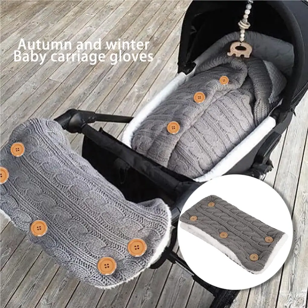 Baby Stroller Universal Gloves Thickening Protector Hand Cover Caregivers