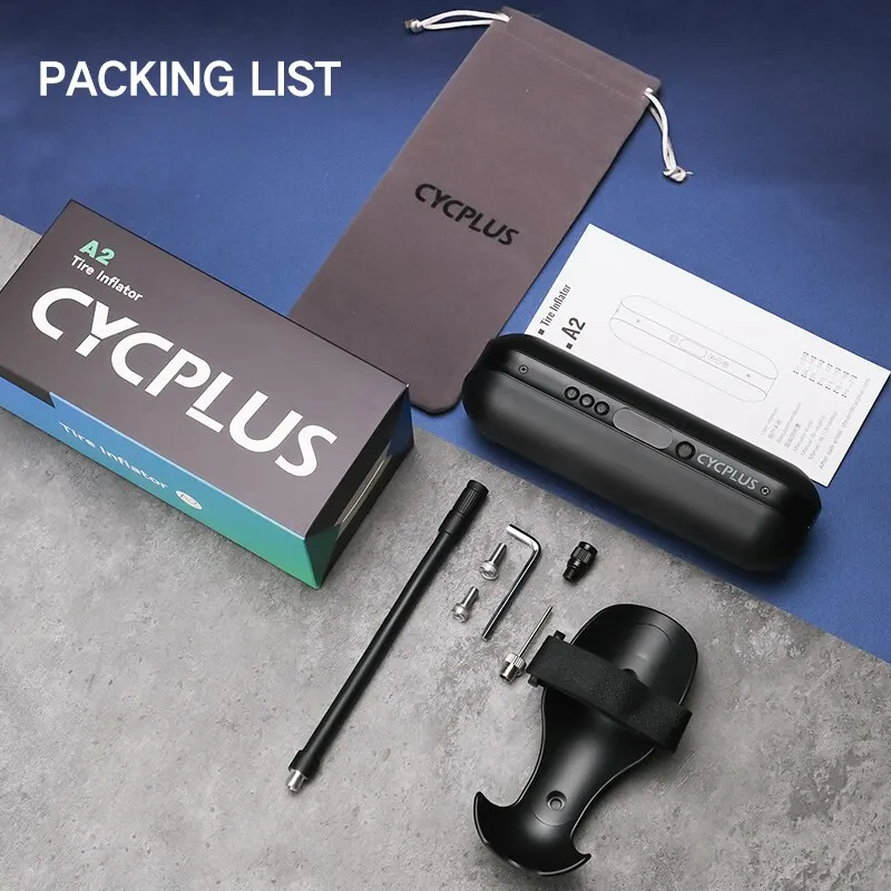 CYCPLUS A2 Air Compressor Wireless Bicycle Pump for Car Tire High Pressure 150psi Portable Smart Air Inflator for MTB Bike Ball