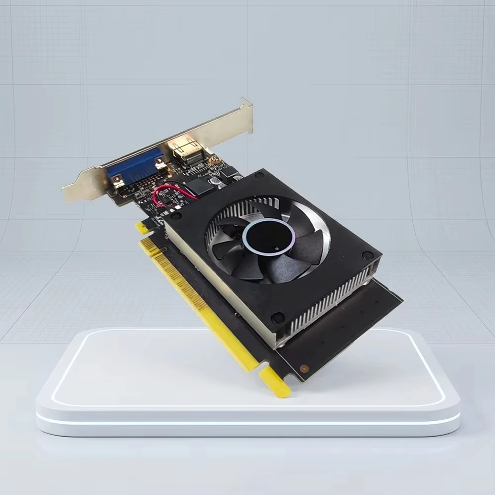 OEM/ODM GT 710 2GB GDDR5 64Bit Low Profile Single-Fan Video Card Brand New Plug-and-Play for Legacy Desktop PC Upgrade