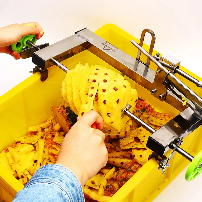 ananas cutter automatic pineapple peeler automatic peeling machine