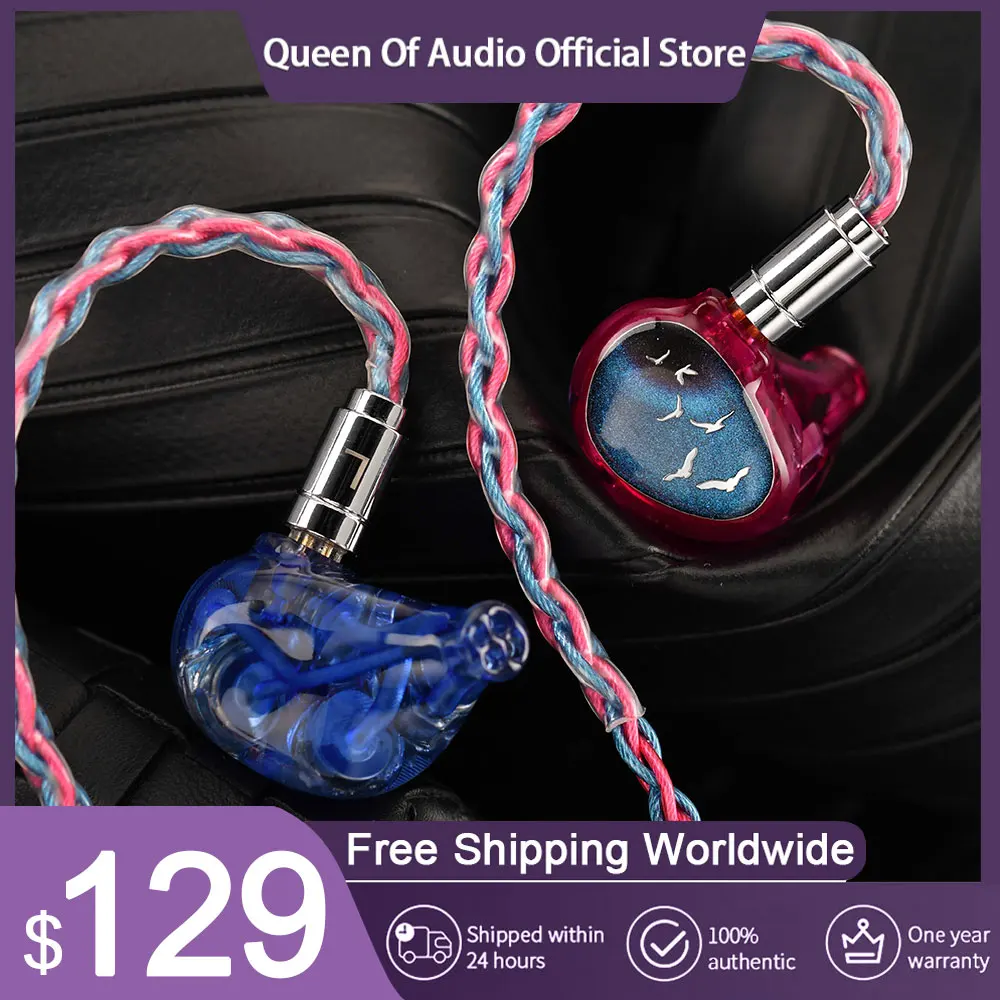 

Celest Phoenixcall In-Ear Earphone 1DD+2BA+2 Flat Panel Driver Monitors IEMs 0.78 2pin Cable Hifi Music Headphone Gifts Headset