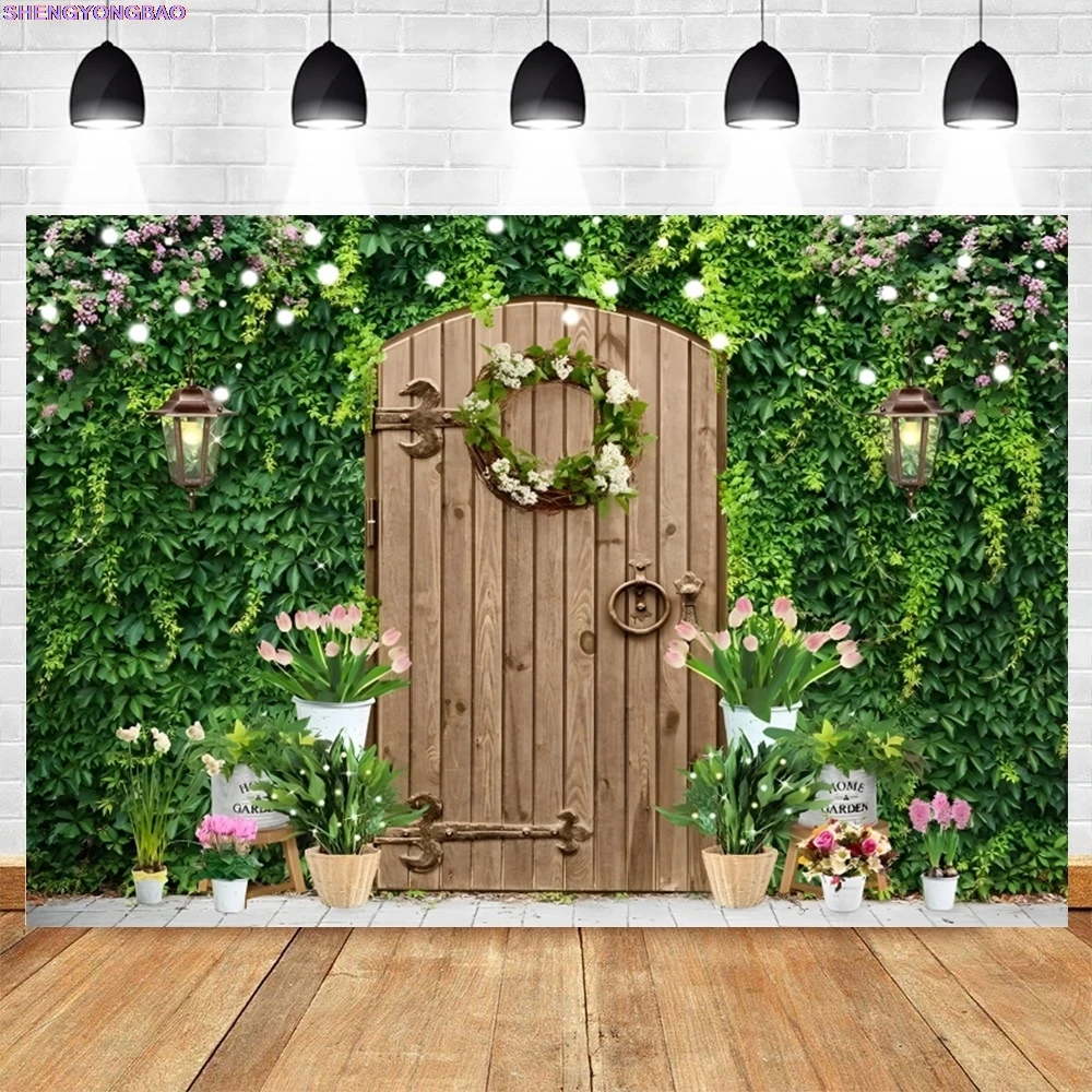

Garden Flowers Easter Day Photography Backdrops Birthday Party Bridal Baptism Pregnant Photo Studio Background Props SA-01