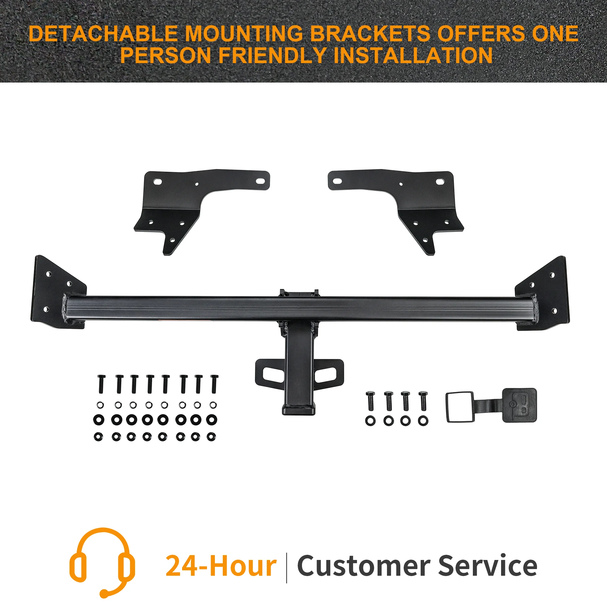 For Car Tow Bars Rear Bumper Accessories Tow Hooks Caravan Coupling Devices for Retrofit/Upgrade