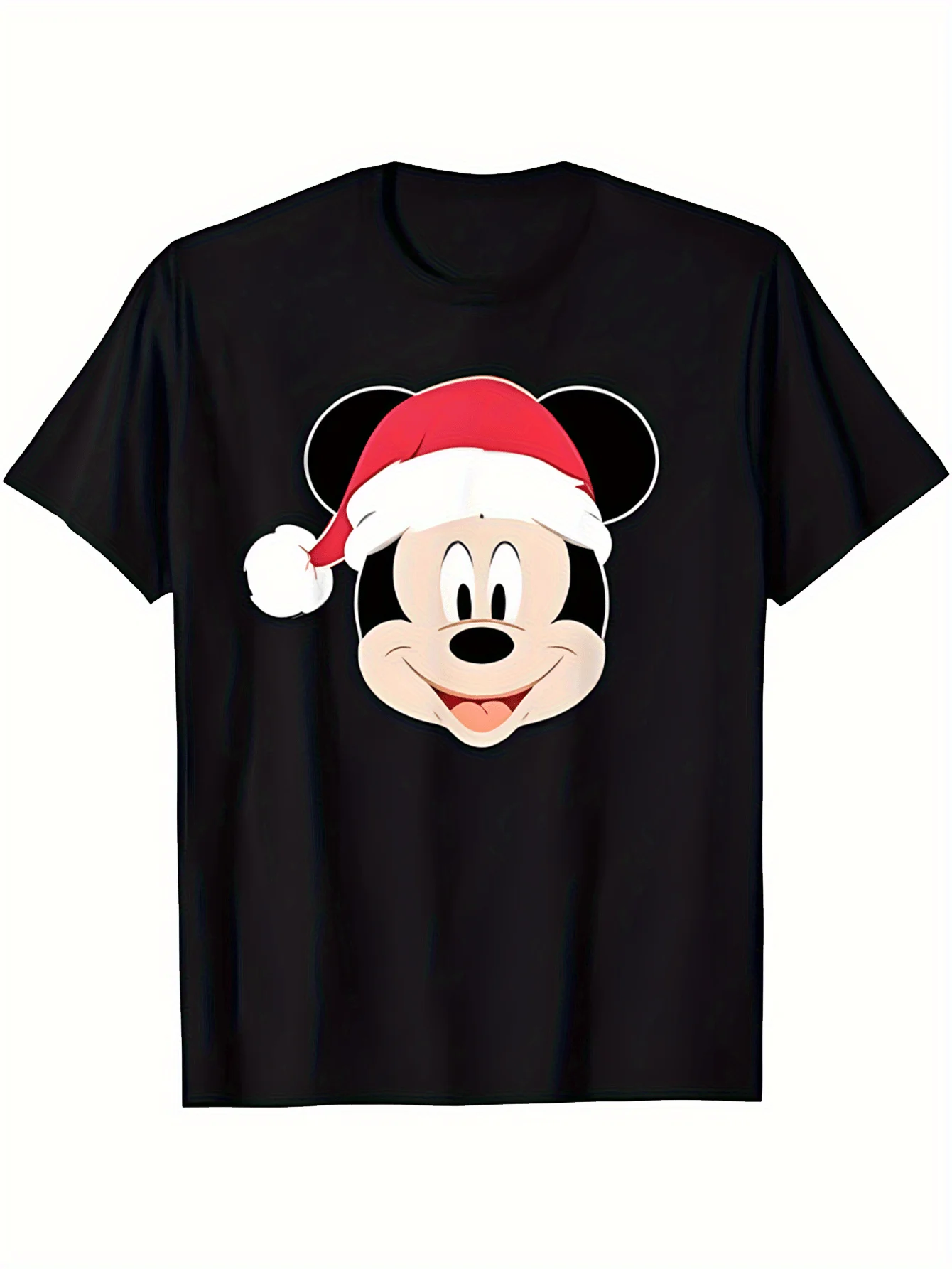 

Disney Graphic Printing Summer Autumn Winter Cotton Men's and Women's T-Shirts Short Sleeves Luxury Outdoor Sports Brand