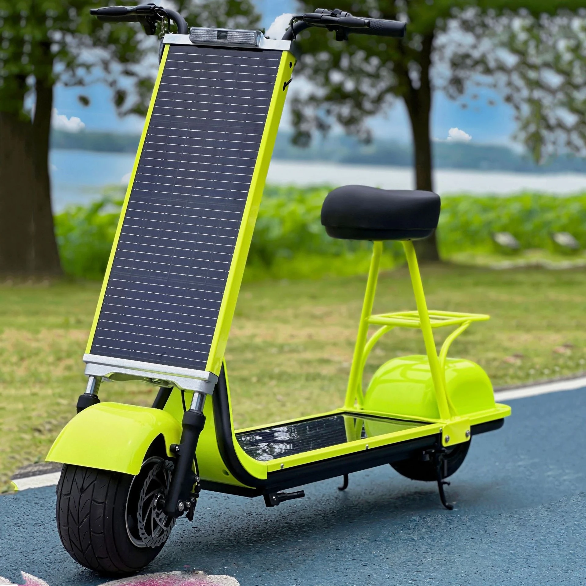 Folding solar energy, smart electric scooter, balance car, energy saving and environmental protection, long battery life